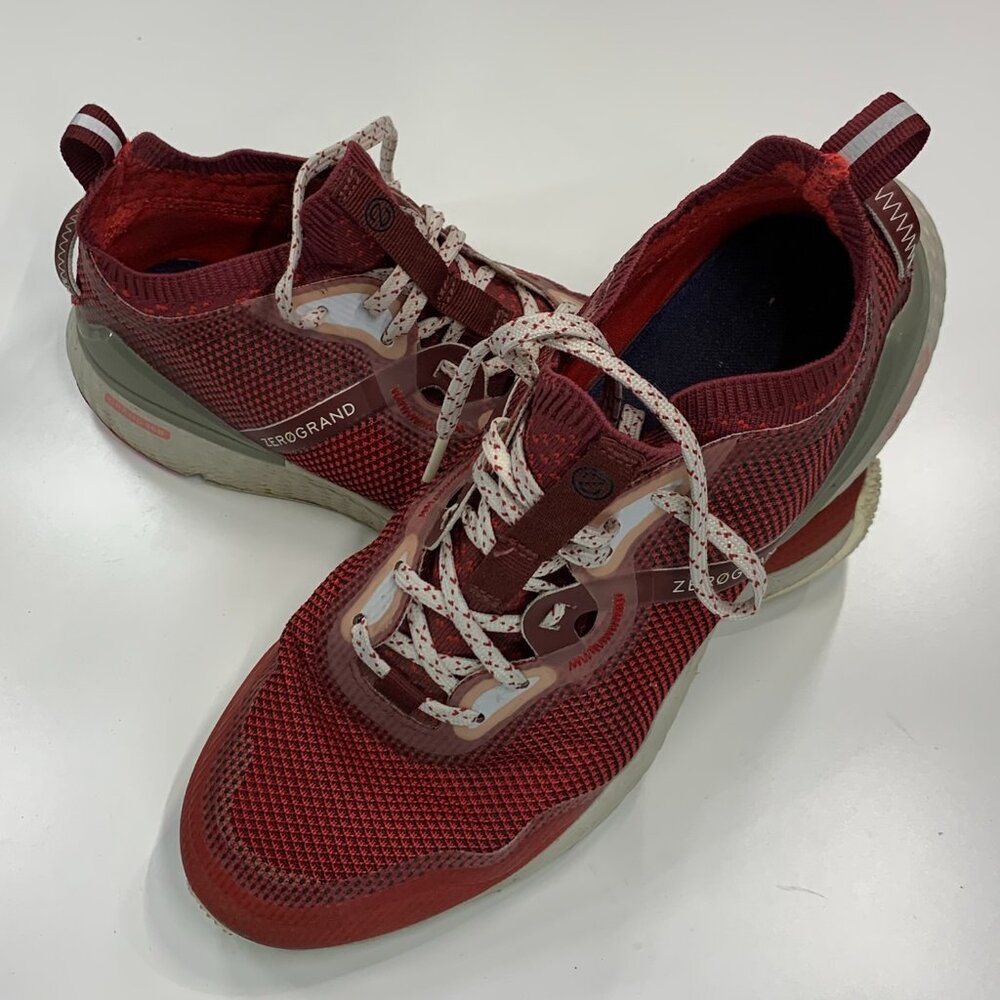 Cole Haan ZerøGrand 360 Sneakers Women’s 8B Red Knit running shoes